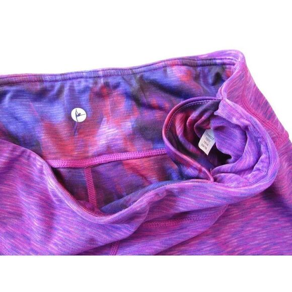 Active Life Purple Fuschia Space Dye Reversible Active Leggings Pocket Sz S - Picture 4 of 9